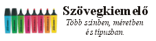 Sz�vegkiemel� �rlista