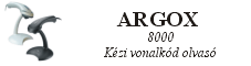 Argox 8000 k�zi vonalk�d olvas�