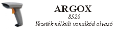 Argox 8520 vezet�k n�lk�li vonalk�d olvas�